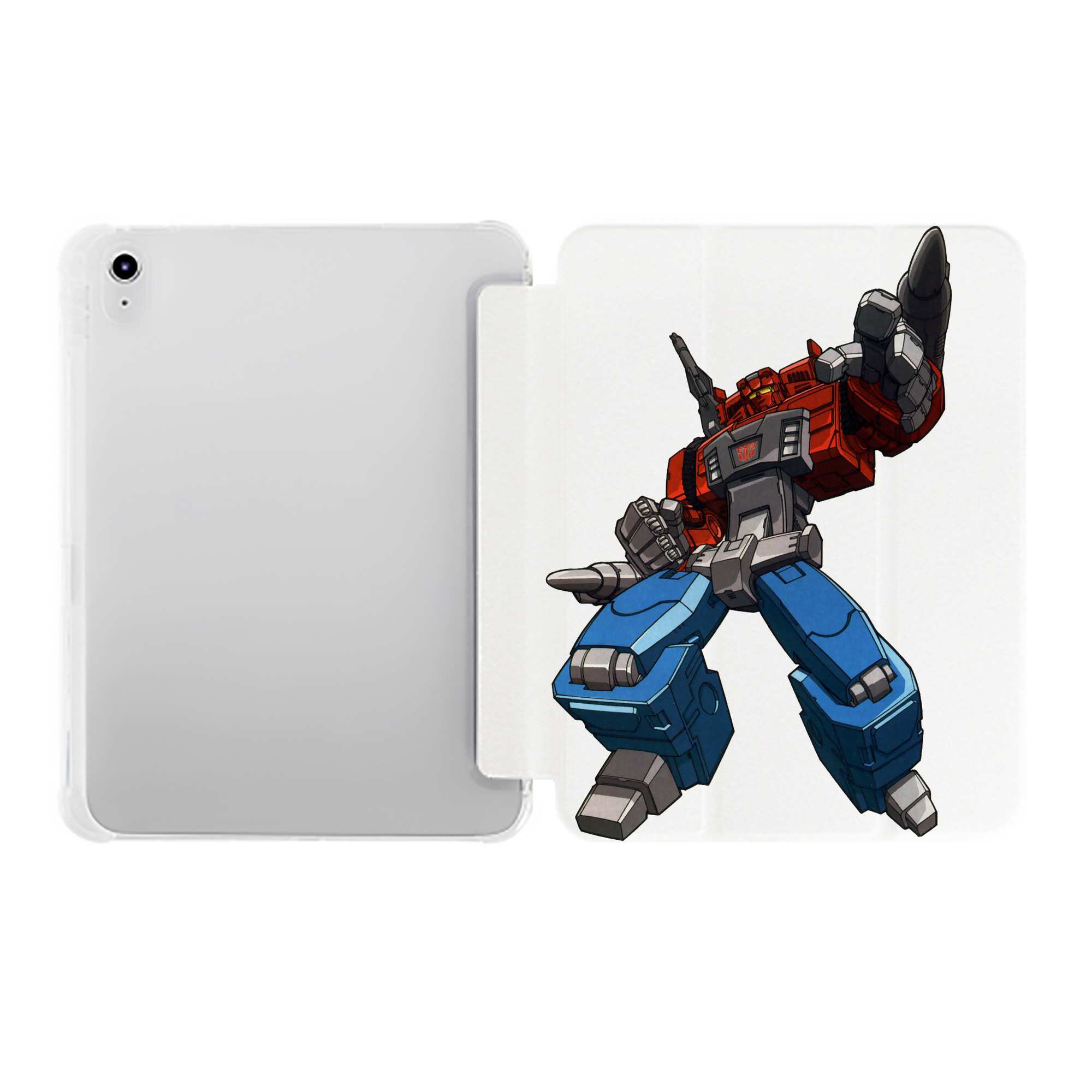 （画像用）  IPad ケース ペン収納付き 三つ折りスタンド PUレザー×シリコン 対応機種9.5/10.5/10.9インチ
